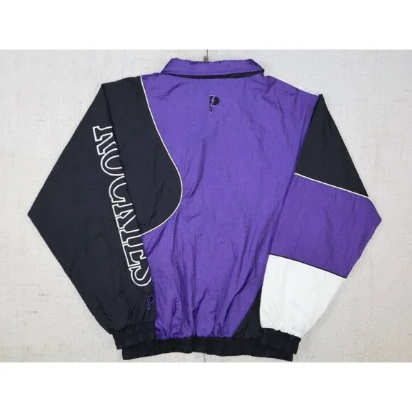 Vintage 90s Colorado Rockies Pro Player Windbreaker Jacket Men’s L Korea